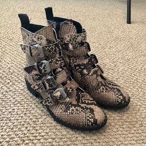 Steve Madden Snake Bootie